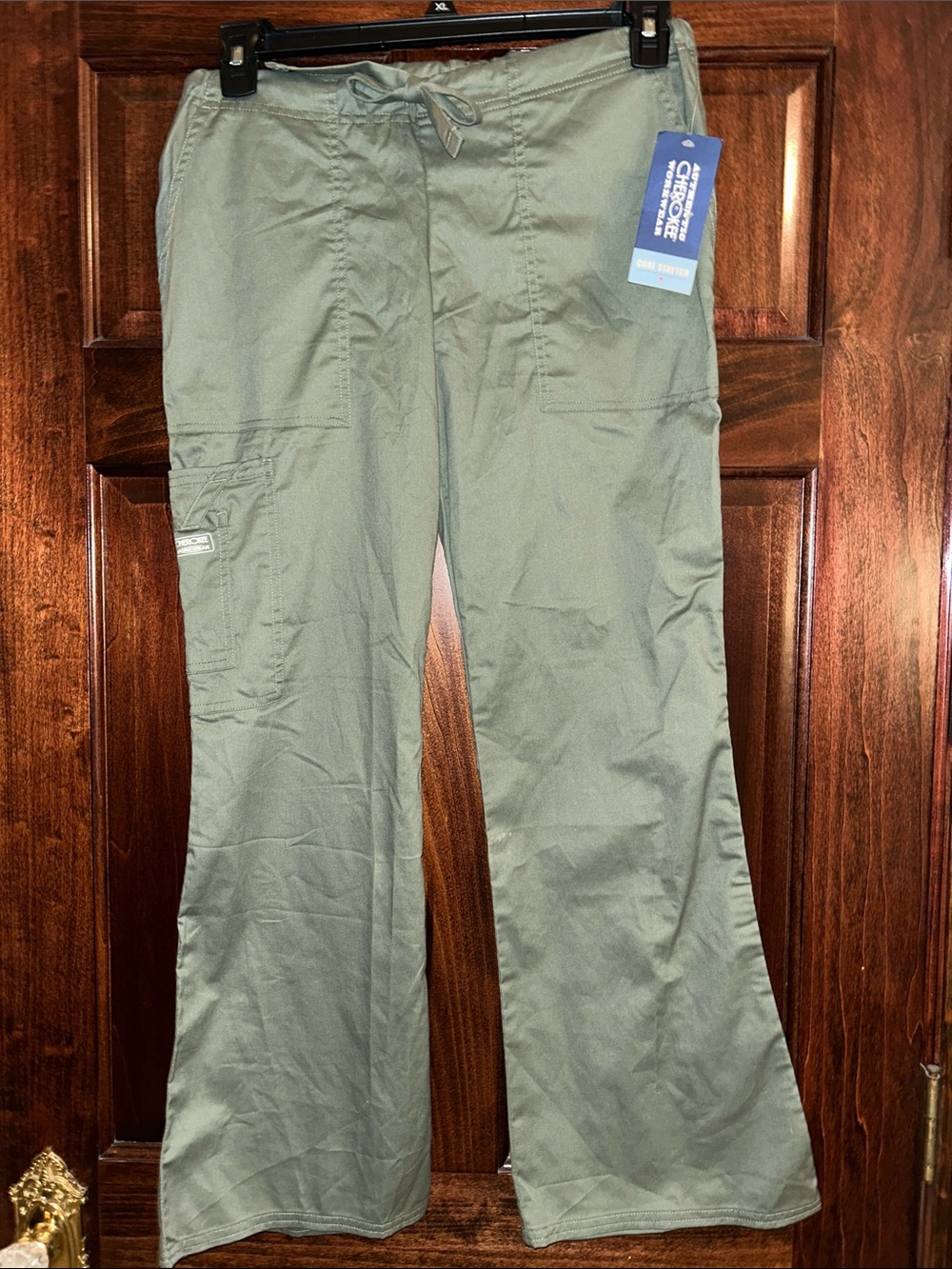 Cherokee Women’s Olive Green Scrub Pants XS Petite NWT
